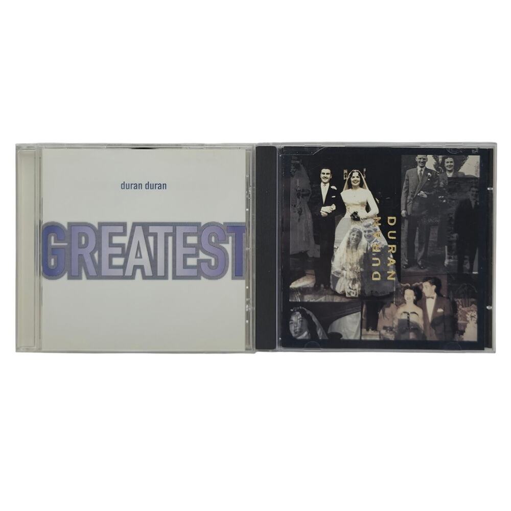 Duran Duran 2 CD Lot Greatest Hits & The Wedding Album Tested Very Good VG